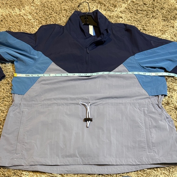 NWOT Lululemon Evergreen Anorak Jacket Night Sea/Blue Nile/Lavender size 14 - Picture 10 of 16